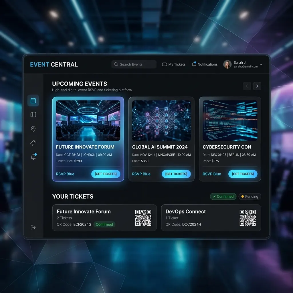 Digital RSVP & Ticketing — Invonics Technologies, Nairobi Kenya